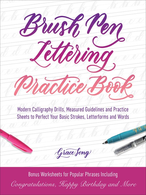 Title details for Brush Pen Lettering Practice Book by Grace Song - Available
